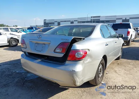 2004 Lexus Es 330 from USA, damaged, VIN JTHBA30G940018988